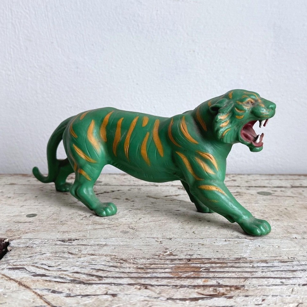 Master of the Universe Battle Cat Green Tiger Vintage He-Man Toy 1983 Taiwan